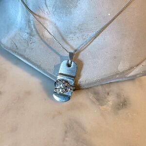 Ladybug Charm Necklace with 16 Inch Chain